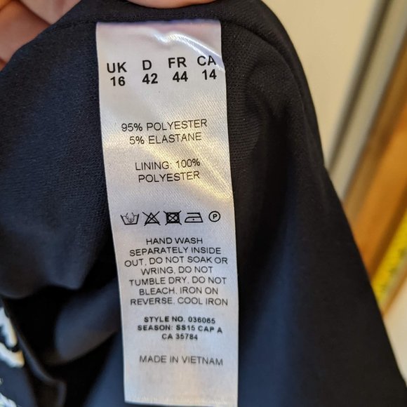 Precis Faux Wrap Dress with Lining size 14 - Picture 11 of 12